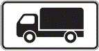 815 Krovininiai automobiliai (Kelio ženklas su lentele „Krovininiai automobiliai“ galioja krovininiams automobiliams ir jų junginiams, kurių didžiausioji leidžiamoji masė didesnė kaip 3,5 tonos)