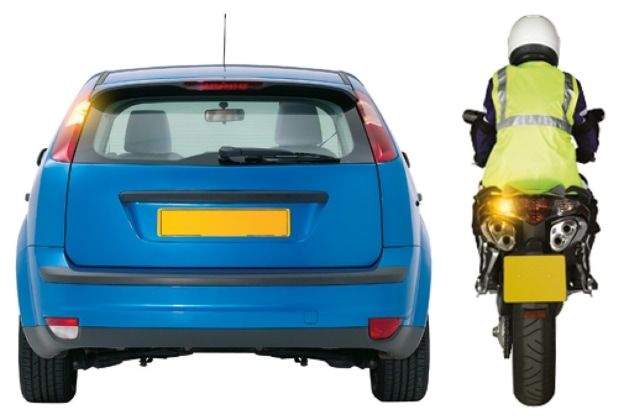 I intend to move in to the left or turn left or stop on the left