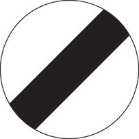 National speed limit applies